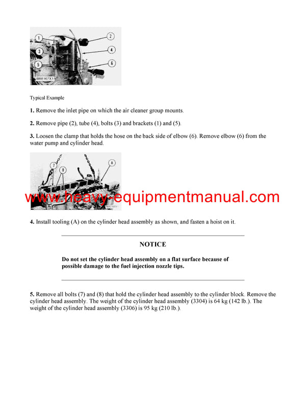 DOWNLOAD CATERPILLAR 3304B MARINE ENGINE SERVICE REPAIR MANUAL 8XL