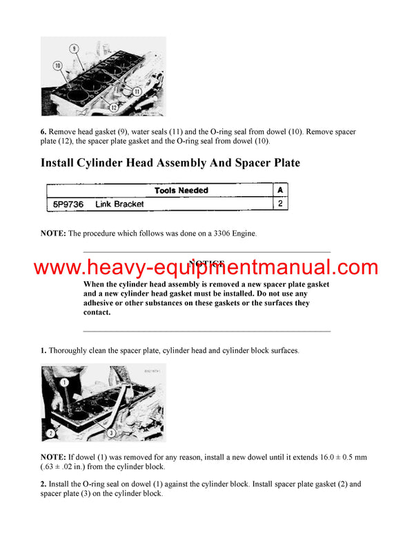 DOWNLOAD CATERPILLAR 3304B MARINE ENGINE SERVICE REPAIR MANUAL 8XL