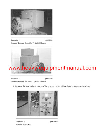 DOWNLOAD CATERPILLAR 3306B GENERATOR SET SERVICE REPAIR MANUAL B8D