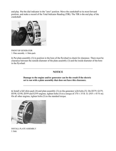 DOWNLOAD CATERPILLAR 3306B GEN SET ENGINE SERVICE REPAIR MANUAL 3RG
