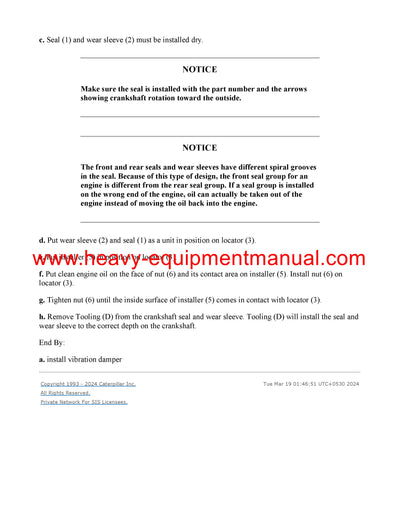 DOWNLOAD CATERPILLAR 3406C GENERATOR SET SERVICE REPAIR MANUAL NKM