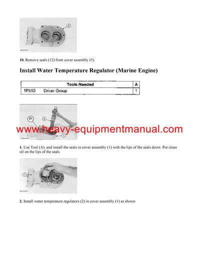 DOWNLOAD CATERPILLAR 3406C MARINE ENGINE SERVICE REPAIR MANUAL 1SS