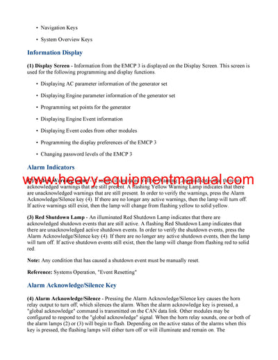 DOWNLOAD CATERPILLAR 3406E GENERATOR SET SERVICE REPAIR MANUAL 8AZ