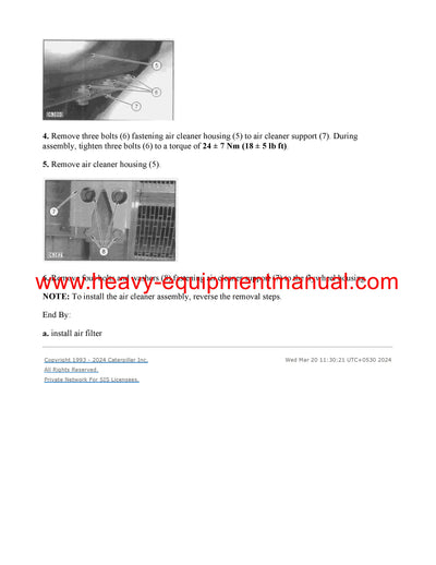 DOWNLOAD CATERPILLAR 3412C GENERATOR SET SERVICE REPAIR MANUAL RLR