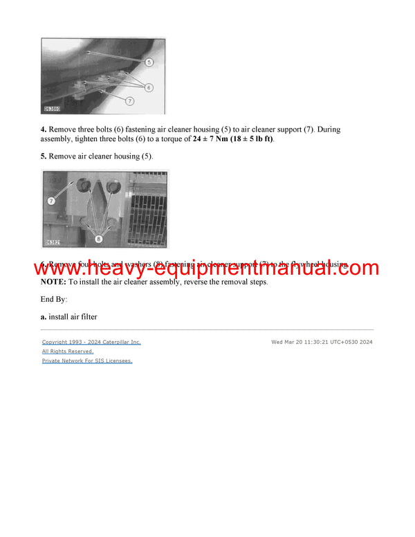 DOWNLOAD CATERPILLAR 3412C GENERATOR SET SERVICE REPAIR MANUAL RLR