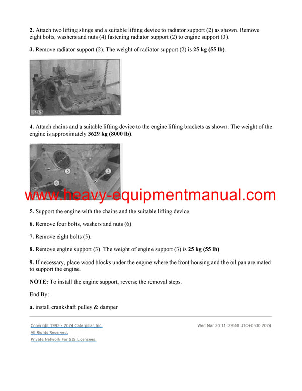 DOWNLOAD CATERPILLAR 3412C GENERATOR SET SERVICE REPAIR MANUAL RLR