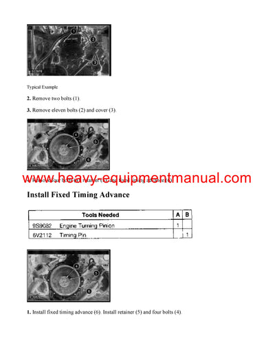 DOWNLOAD CATERPILLAR 3412C GENERATOR SET SERVICE REPAIR MANUAL RTY