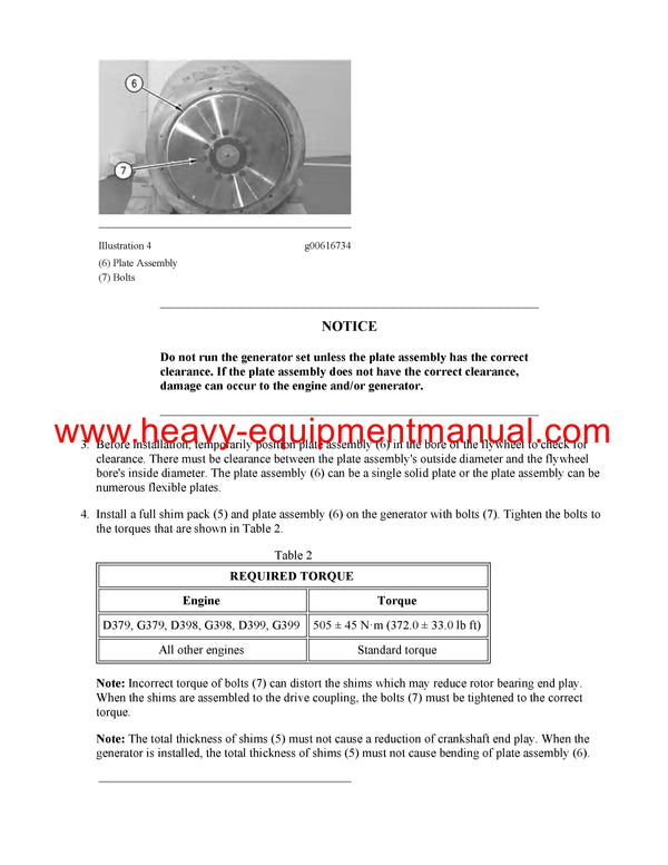DOWNLOAD CATERPILLAR 3508B GENERATOR SET SERVICE REPAIR MANUAL PTN