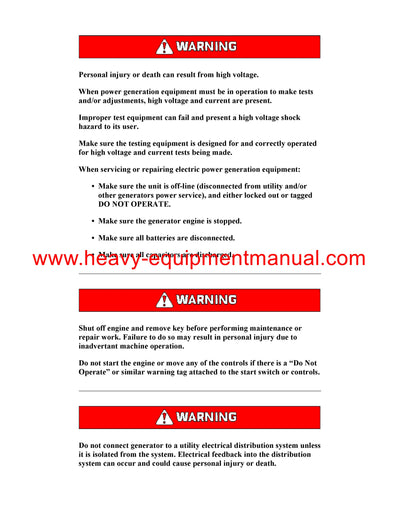 DOWNLOAD CATERPILLAR 3508C GENERATOR SET SERVICE REPAIR MANUAL PTK