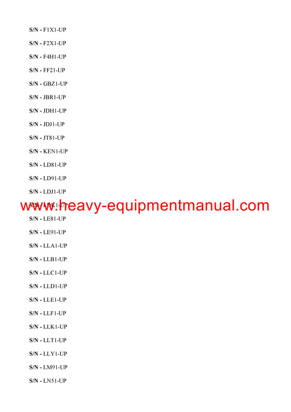 DOWNLOAD CATERPILLAR 3508C LOCOMOTIVE ENGINE SERVICE REPAIR MANUAL F1X