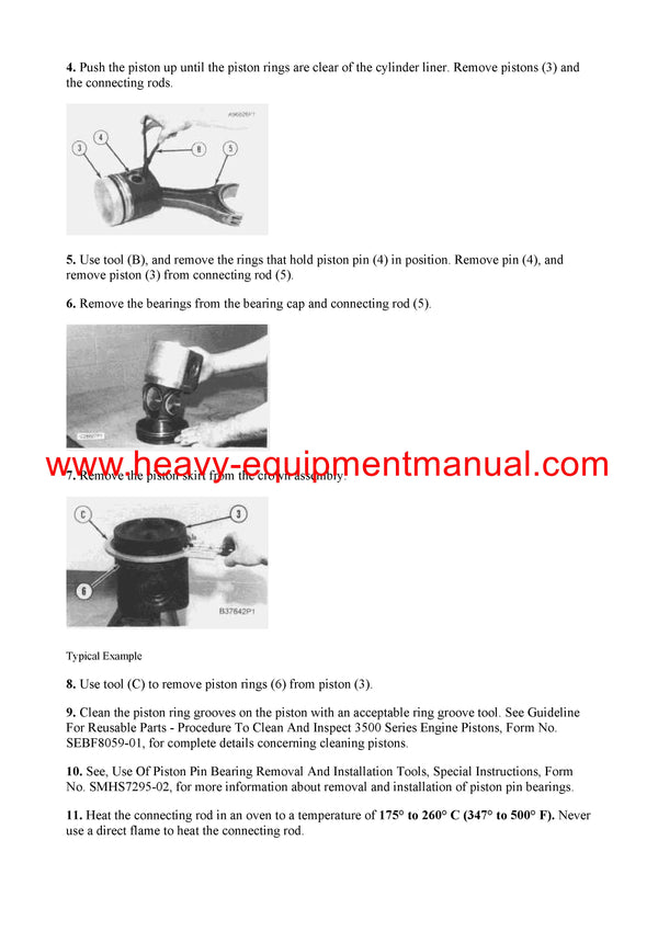 DOWNLOAD CATERPILLAR 3508 LOCOMOTIVE ENGINE SERVICE REPAIR MANUAL 6TJ