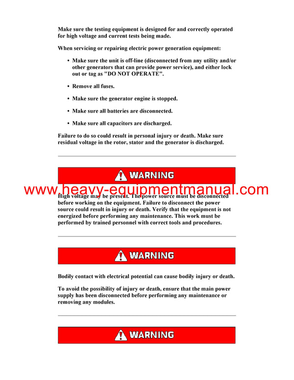 DOWNLOAD CATERPILLAR 3512B GENERATOR SET SERVICE REPAIR MANUAL 9G5