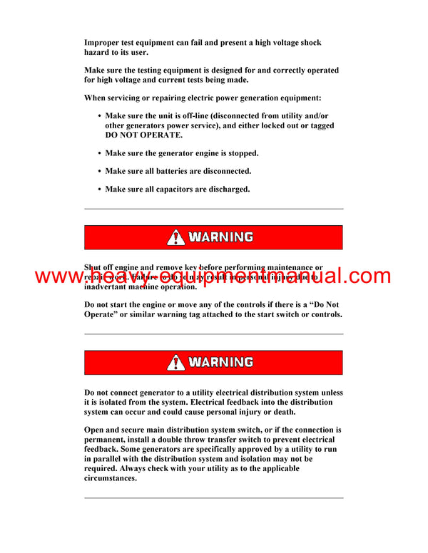 DOWNLOAD CATERPILLAR 3512B GENERATOR SET SERVICE REPAIR MANUAL BLF