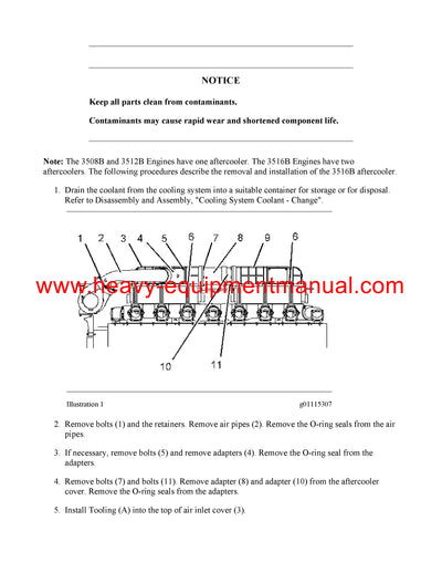 DOWNLOAD CATERPILLAR 3512B GENERATOR SET SERVICE REPAIR MANUAL JM4