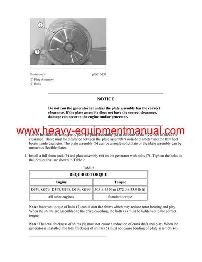 DOWNLOAD CATERPILLAR 3512B GENERATOR SET SERVICE REPAIR MANUAL PTM