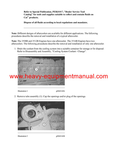 DOWNLOAD CATERPILLAR 3512B MARINE AUXILIARY SERVICE REPAIR MANUAL S2H