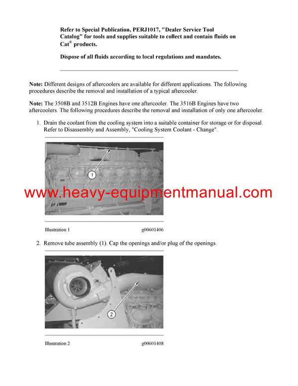 DOWNLOAD CATERPILLAR 3512B MARINE AUXILIARY SERVICE REPAIR MANUAL S2H