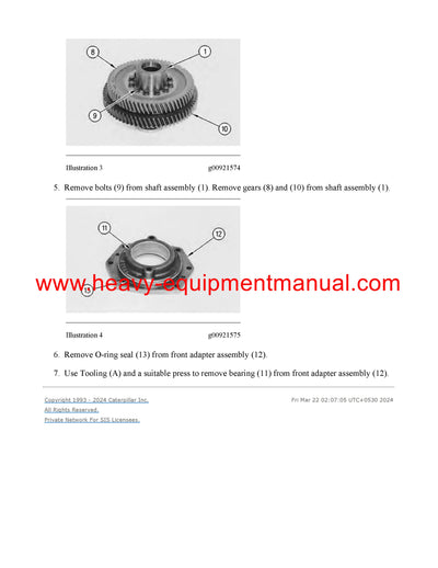 DOWNLOAD CATERPILLAR 3512B MARINE ENGINE SERVICE REPAIR MANUAL S2N