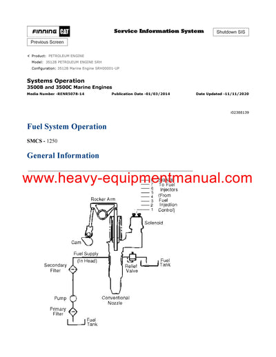 DOWNLOAD CATERPILLAR 3512B PETROLEUM ENGINE SERVICE REPAIR MANUAL SRH
