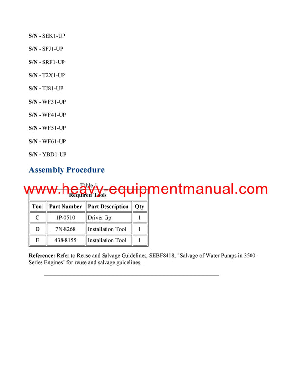 DOWNLOAD CATERPILLAR 3512C GENERATOR SET SERVICE REPAIR MANUAL LDK