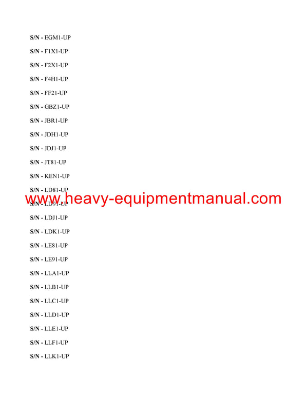 DOWNLOAD CATERPILLAR 3512C GENERATOR SET SERVICE REPAIR MANUAL LLT