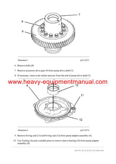 DOWNLOAD CATERPILLAR 3512C LOCOMOTIVE ENGINE SERVICE REPAIR MANUAL RL5
