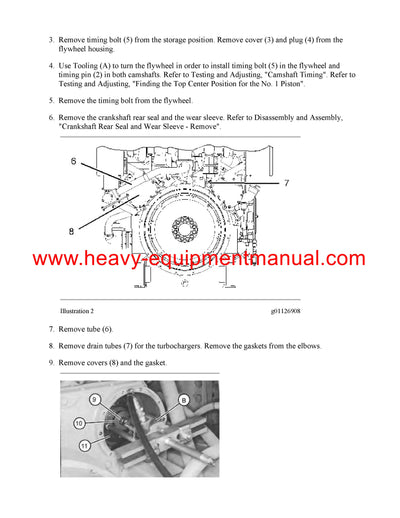 DOWNLOAD CATERPILLAR 3512C MARINE ENGINE SERVICE REPAIR MANUAL TT4