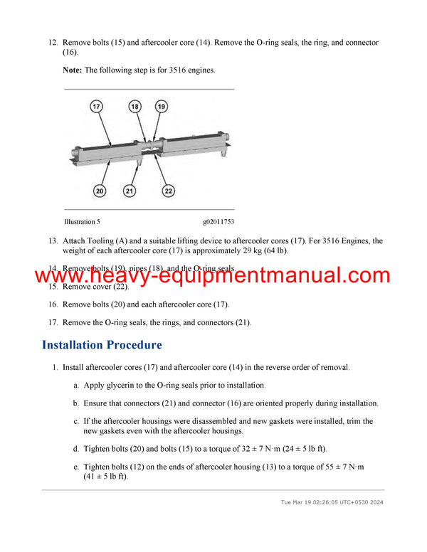 DOWNLOAD CATERPILLAR 3512 GENERATOR SET SERVICE REPAIR MANUAL JM2