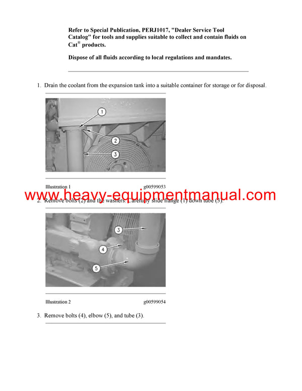 DOWNLOAD CATERPILLAR 3512 GENERATOR SET SERVICE REPAIR MANUAL LDC