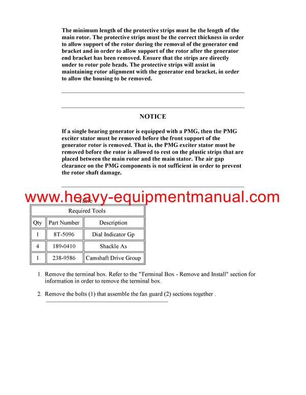 DOWNLOAD CATERPILLAR 3512 GENERATOR SET SERVICE REPAIR MANUAL YAK