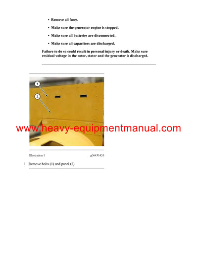DOWNLOAD CATERPILLAR 3516B GENERATOR SET SERVICE REPAIR MANUAL JCH