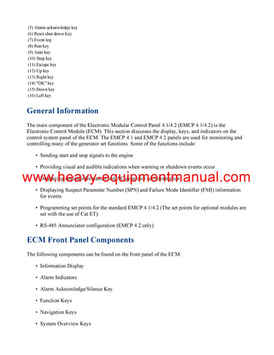 DOWNLOAD CATERPILLAR 3516C GENERATOR SET SERVICE REPAIR MANUAL SBK