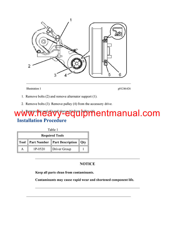 DOWNLOAD CATERPILLAR 3516C MARINE ENGINE SERVICE REPAIR MANUAL TKT