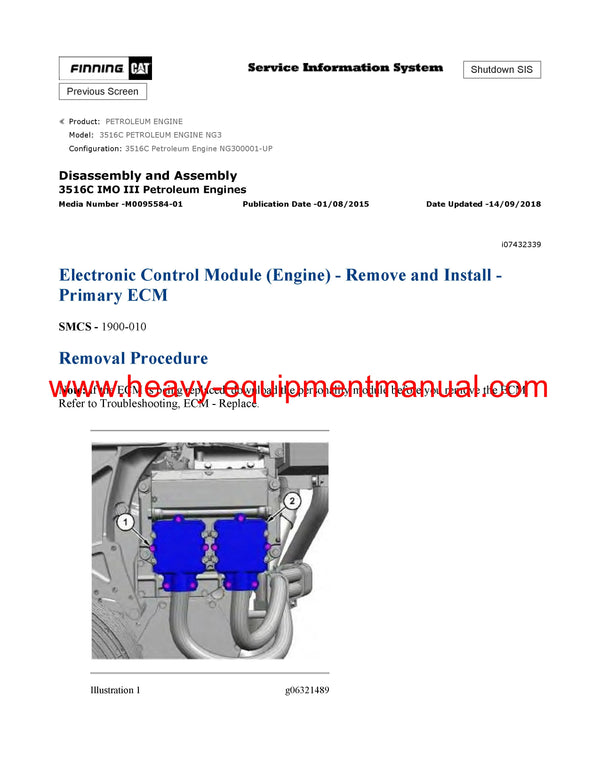 DOWNLOAD CATERPILLAR 3516C PETROLEUM ENGINE SERVICE REPAIR MANUAL NG3