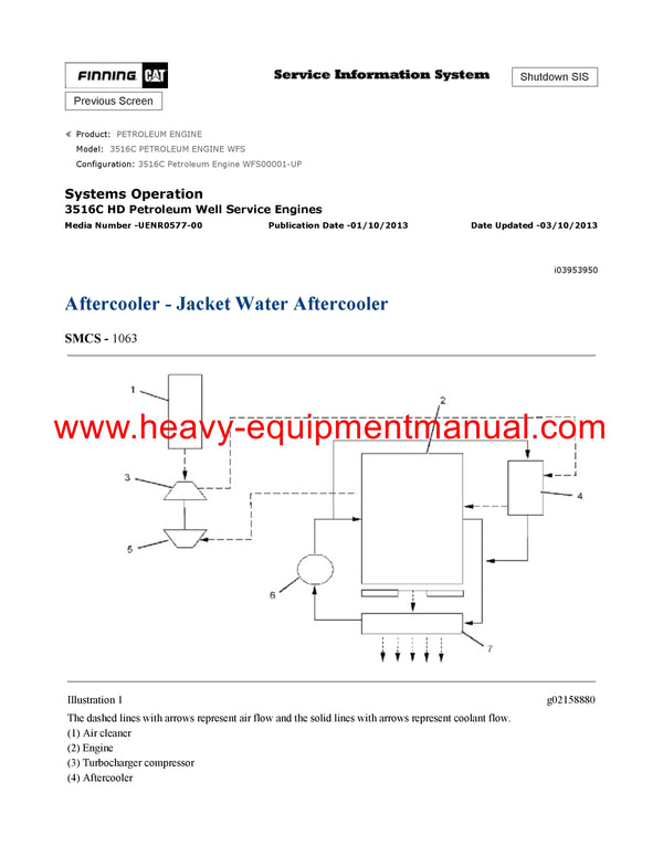 DOWNLOAD CATERPILLAR 3516C PETROLEUM ENGINE SERVICE REPAIR MANUAL WFS