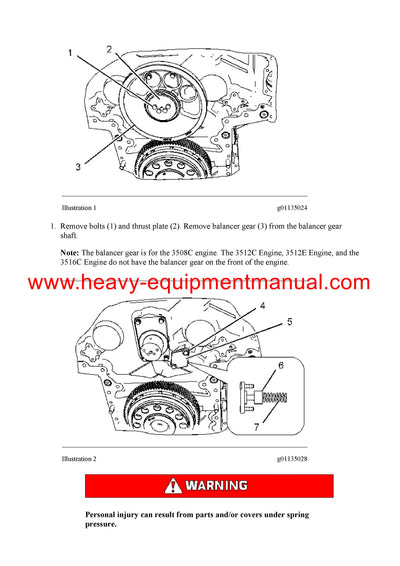 DOWNLOAD CATERPILLAR 3516E ENGINE SERVICE REPAIR MANUAL SWD