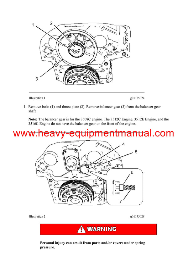 DOWNLOAD CATERPILLAR 3516E ENGINE SERVICE REPAIR MANUAL SWD