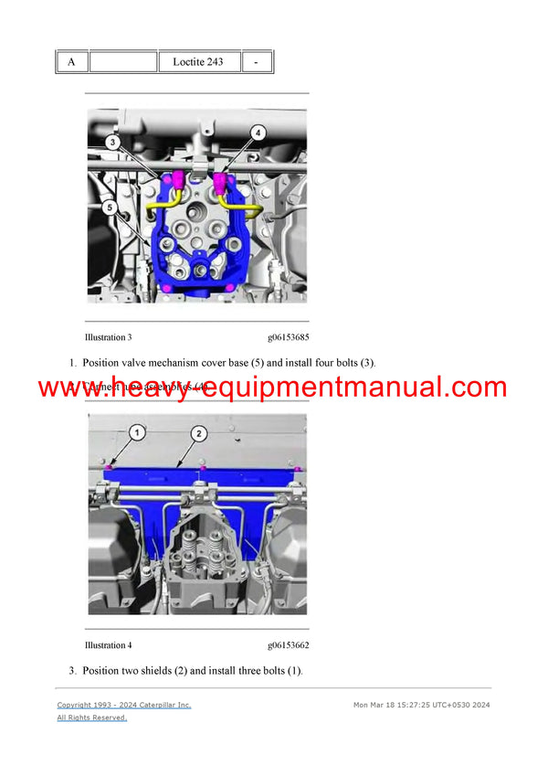 DOWNLOAD CATERPILLAR 3516E ENGINE SERVICE REPAIR MANUAL SWK