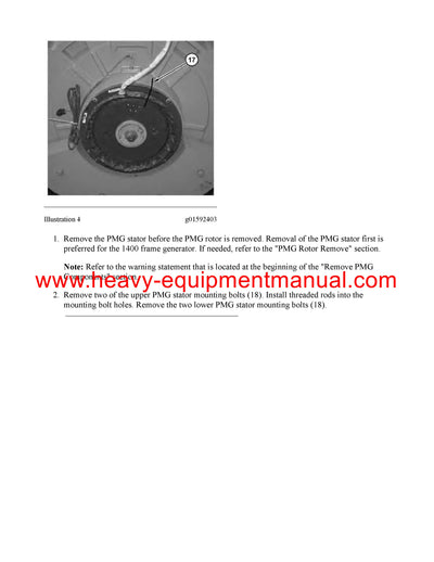 DOWNLOAD CATERPILLAR 3516 GENERATOR SET SERVICE REPAIR MANUAL YAS