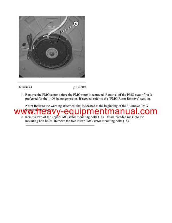 DOWNLOAD CATERPILLAR 3516 GENERATOR SET SERVICE REPAIR MANUAL YAS