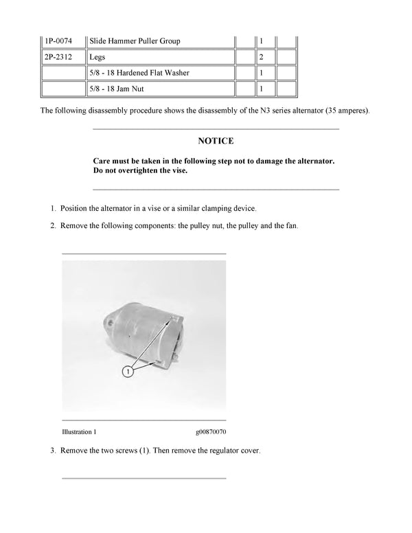 DOWNLOAD CATERPILLAR 3516 GEN SET ENGINE SERVICE REPAIR MANUAL 4XF