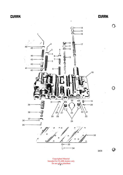 Clark 4000 Powershift Transmission maintenance & service manual - PDF Download