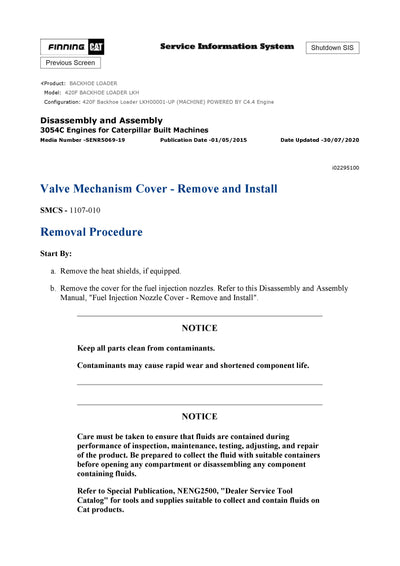DOWNLOAD CATERPILLAR 420F BACKHOE LOADER SERVICE REPAIR MANUAL LKH