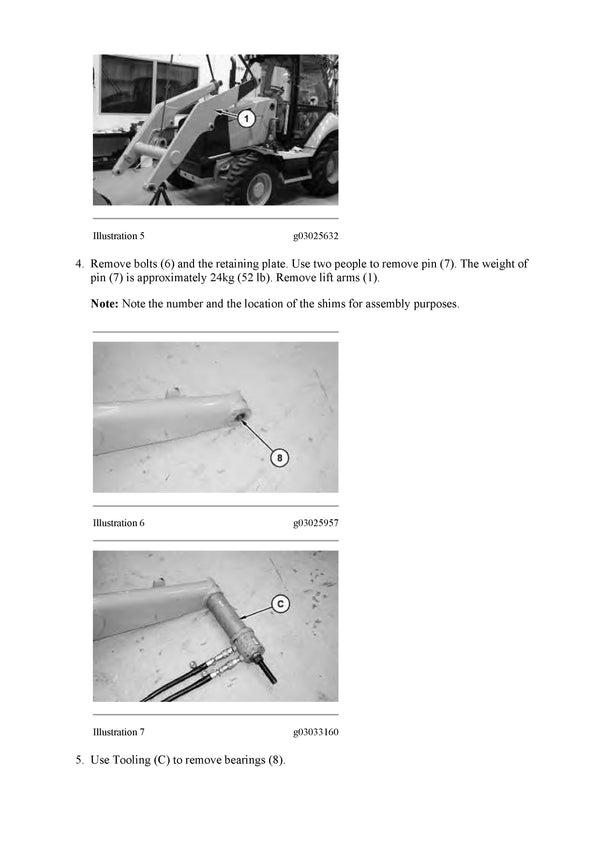 DOWNLOAD CATERPILLAR 428F2 BACKHOE LOADER SERVICE REPAIR MANUAL LYG