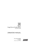 Case 586H, 588H Tier 4 Rough Terrain Forklift Operator Manual 47492964