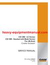 Case CX130D LC Version CX130D Standard With Blade Version Tier 4B (final) Crawler Excavator Service Manual 47896670