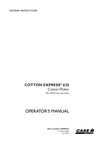 Case IH Cotton Express 620 Cotton picker Operator Manual 47896932