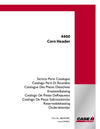 Case IH 4400 Corn header Parts Manual 48029578