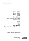 Case TR270 TR310 TV370 Tier 4B (final) Alpha series Compact Track Loader Operator Manual 48068161
