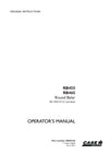 Case IH RB455 RB465 Round Baler Operator Manual 48095356